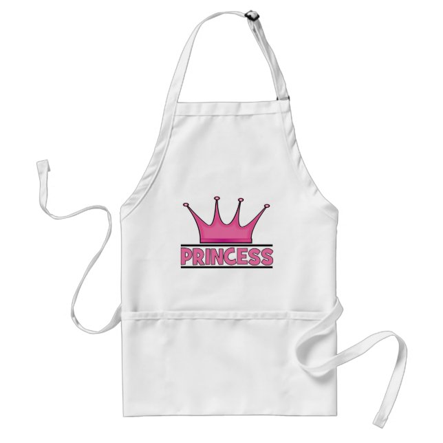 Custom Pink Princess Standard Apron (Front)