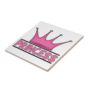 Custom Pink Princess Tile