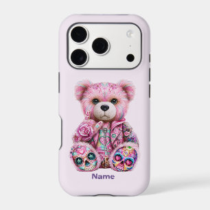 Custom Pink Punk Teddy Bear
