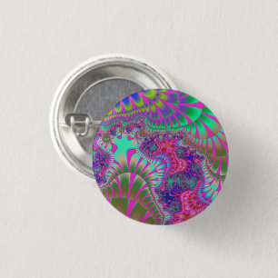 Custom Pink Purple Melt Small Button