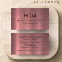 Custom Pink Purple Metal Style Professional