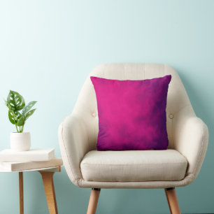 Custom Pink & Purple Smoke Pillow – Double Sided