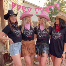 Custom Pink Rodeo Crew Bachelorette Party