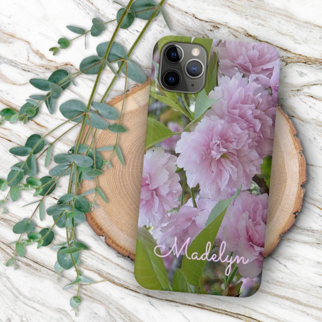 Custom Pink Spring Cherry Blossom Tree Photo iPhone Case (Creator Uploaded)
