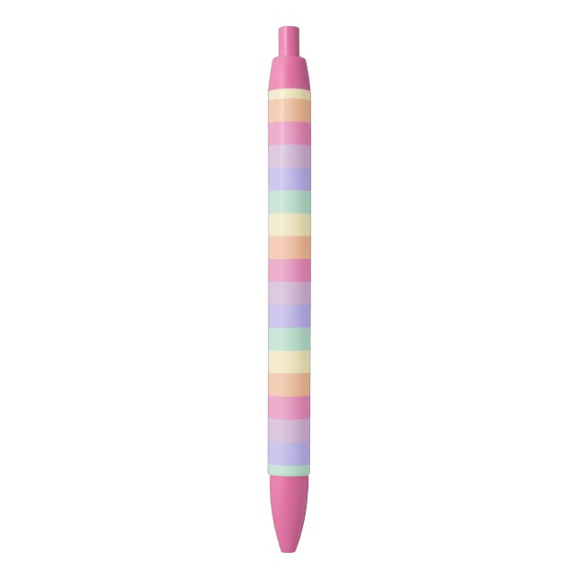 Custom Pink Yellow Orange Blue Green Purple Blue Ink Pen (Front Vertical)