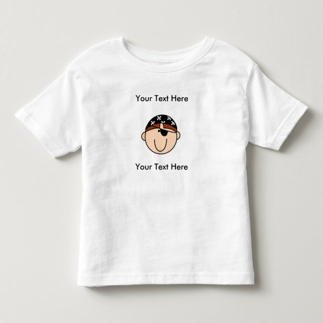 Custom Pirate red  T-shirt (Front)