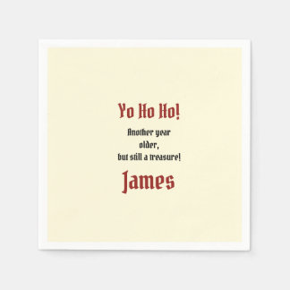 Custom Pirate-Themed Birthday Party  Napkin