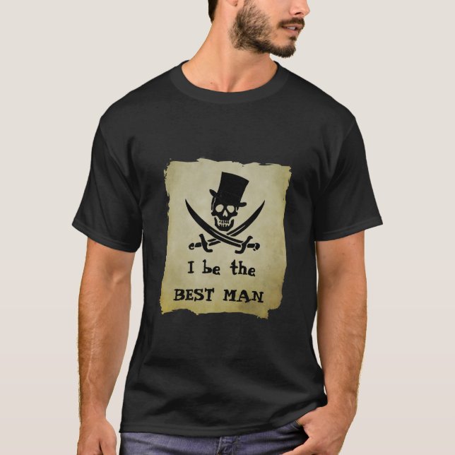 Custom Pirate Wedding Shirt (Front)