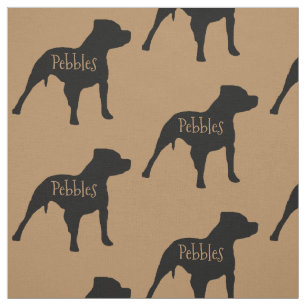 Custom Pitbull Dog Fabric