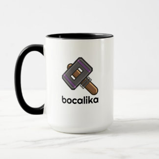 Custom Pixel Hammer Logo Mug – Editable Text