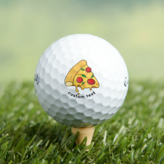 Custom Pizza Design Golf Ball Gift - Callaway 