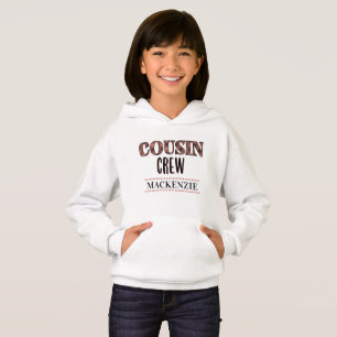 Custom Plaid Pattern Cousin Crew Cousin Squad