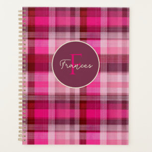 Custom Planner Gingham Pattern Style