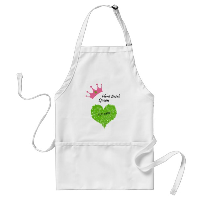 Custom Plant-Based Apron  Eco-Friendly Vegan Apron (Front)
