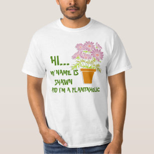 Custom Plantaholics Anonymous Plant Lovers Custom T-Shirt