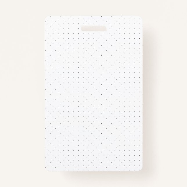  Custom Plastic ID Badge – Horizontal/Vert (Front)