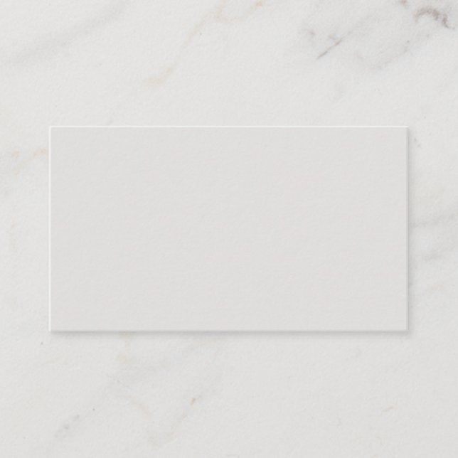 Custom Platinum White Enclosure Card (Front)