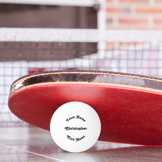 Custom Player Club Team Name Table Tennis Beer Ping Pong Ball (Custom Player Club Team Name Table Tennis Beer Ping Pong Ball)
