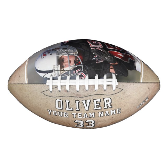 Custom Player Name Number Team Photo American Football (Front)