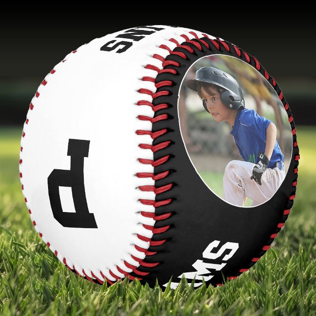 Custom Player Photo Team Name Number Personalised Baseball (Creator Uploaded)