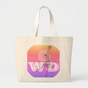 Custom Player Positions Netball Large Tote Bag
