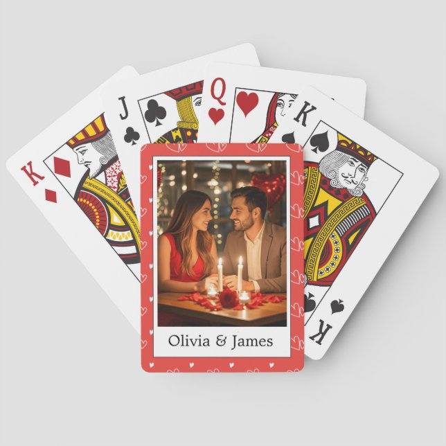 Custom Playing Cards, Valentine’s Day Poker Cards (Back)