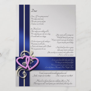 Custom Poem Save the Date