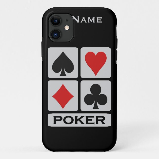 Custom Poker Player iPhone 5 Case-Mate Case (Back)