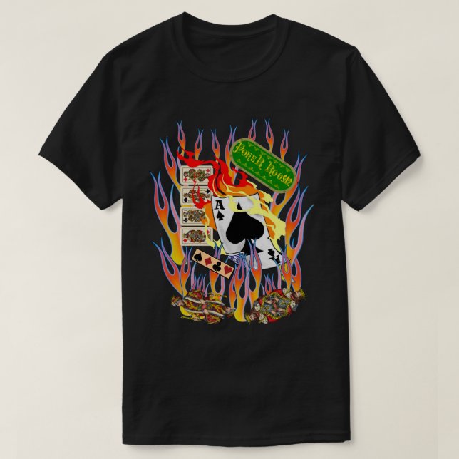 Custom Poker Room T-Shirt (Design Front)