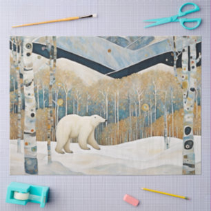 Custom Polar Bear Tissue Paper