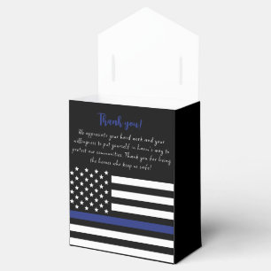Custom Police Officer Law Enforcement Appreciation Favour Box