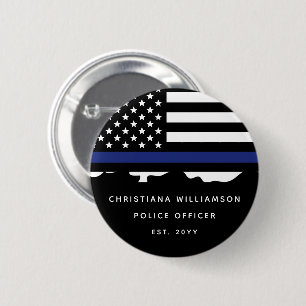 Custom Police Officer Police Academy Graduation 6 Cm Round Badge