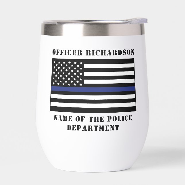 Custom Police Officer Thin Blue Line Police (Left)