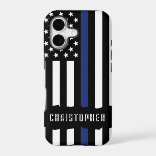 Custom Police Officer Thin Blue Line Police