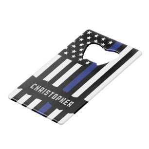 Custom Police Officer Thin Blue Line Police