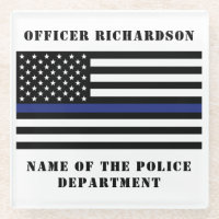 Custom Police Officer Thin Blue Line Police