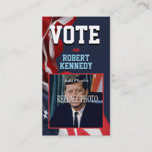 Custom Political Campaign Template Business Card
