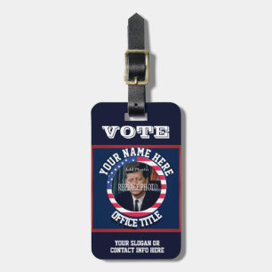 Custom Political Campaign Template Luggage Tag