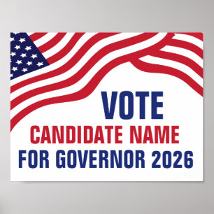 Custom Political Candidate 2024 Election Campaign Poster