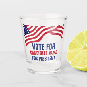 Custom Political Candidate 2024 Election Campaign  Shot Glass