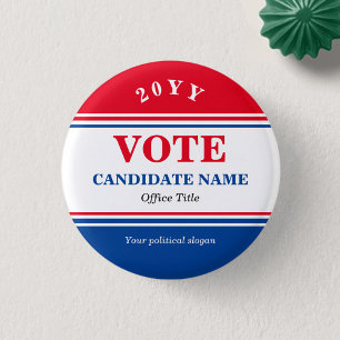 Custom Political Election Campaign Button