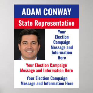 Custom Political Election Campaign Poster