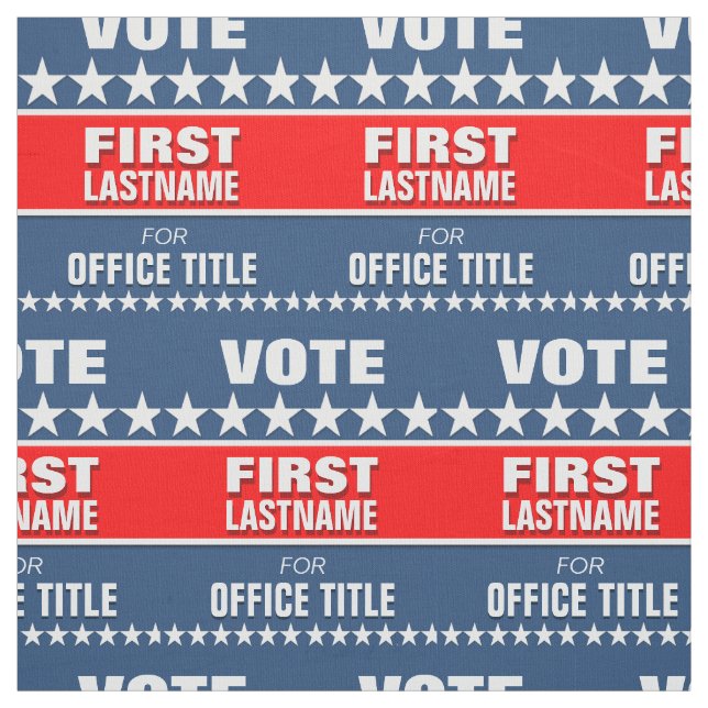 Custom Political Fabric (Swatch)