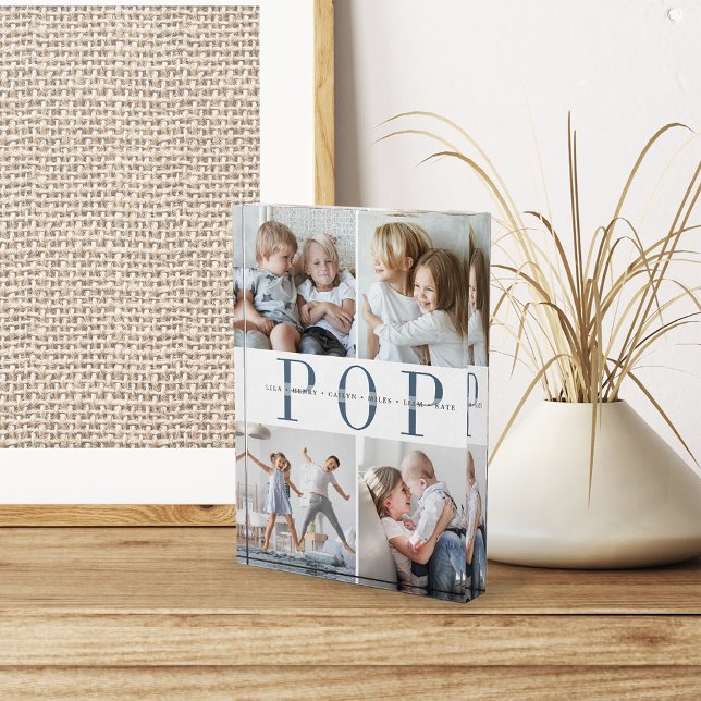 Custom Pop Grandchildren Photo Block (Creator Uploaded)