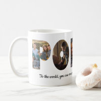Custom POPPY 5 Photo Collage Quote Father's Day