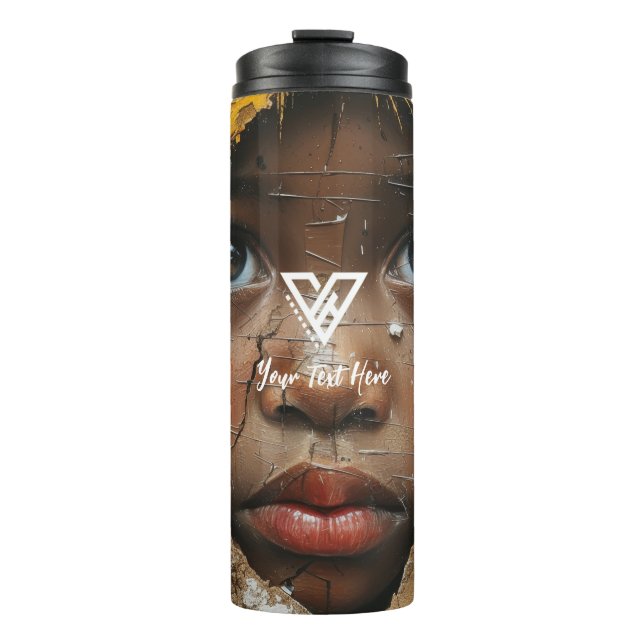 Custom : Portrait Art Tumbler (Front)