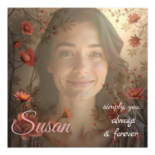 Custom Portrait for Her – Personalized Photo Gift (Front)