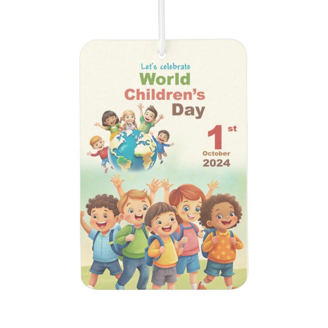 Custom Portrait Rectangle Air Freshener, Pine Car Air Freshener (Front)