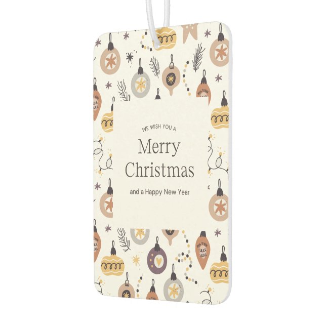 Custom Portrait Rectangle Air Freshener, Pine Car Air Freshener (Left)