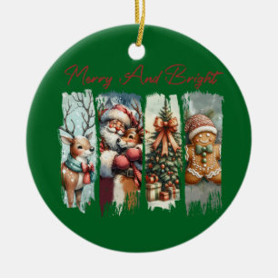 Custom Portrait Rectangle Air Freshener, Pine Ceramic Tree Decoration